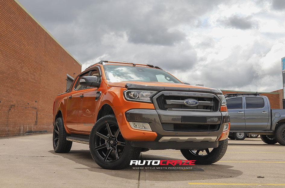 FORD RANGER AVALANCHE GLOSS BLACK MILLED ACCENTS